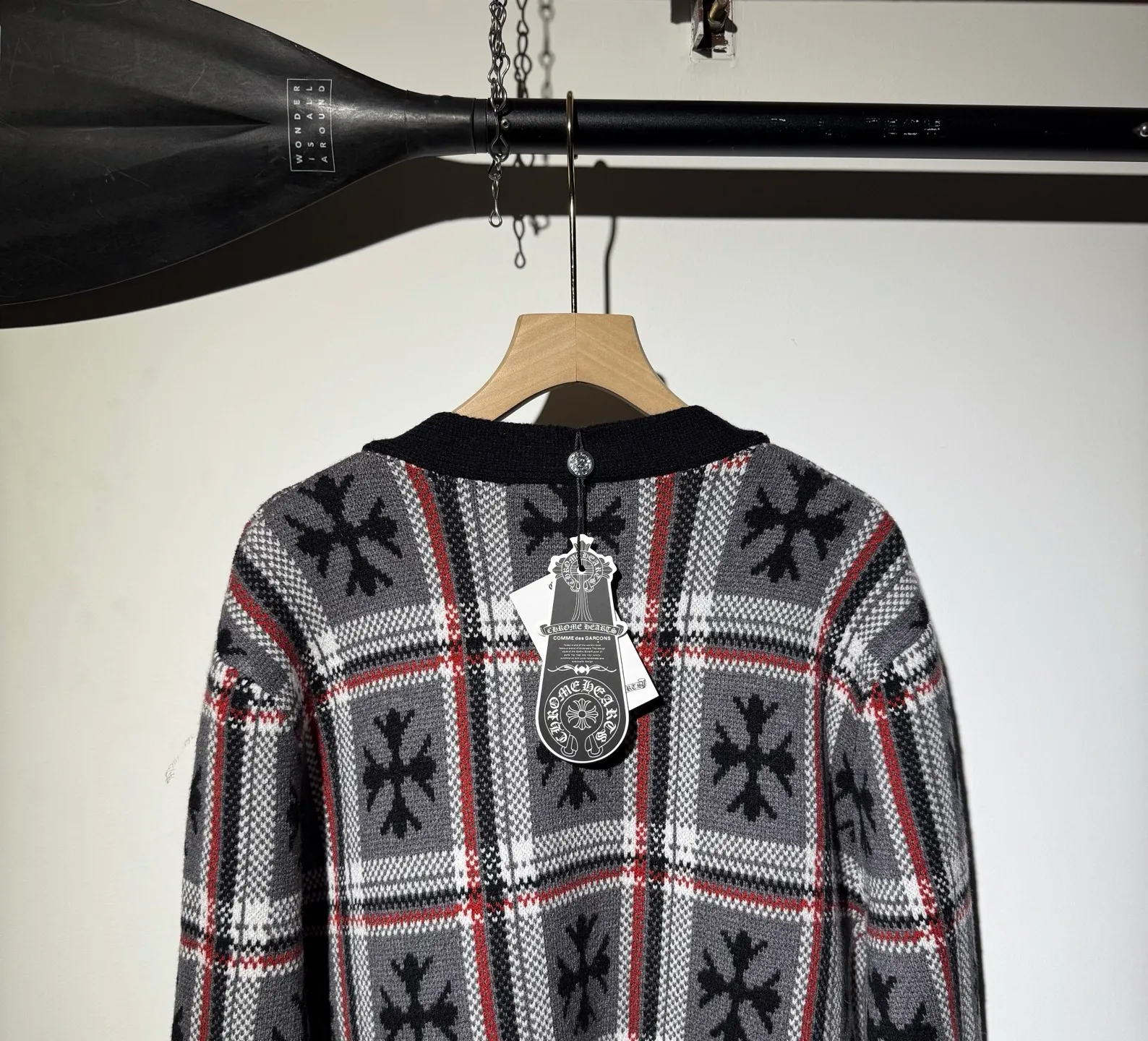 P340 Chrome Hearts new jacquard sweater cardigan Size: S M L